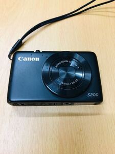 ● Canon キャノン PowerShot S200 デジタルカメラ 5.2-26.0mm 1:2.0-5.9 バッテリー欠品 通電未確認