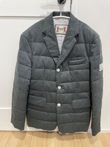 モンクレール　ガムブルー　ダウン テーラード ジャケット サイズ3トムブラウン MONCLER