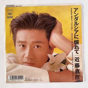 近藤真彦 / アンダルシアに憧れて [7”] 【‘89年希少アナログ】 名曲 【美盤】 真島真利 ブルーハーツ