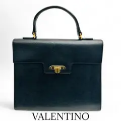 VALENTINO  レザー　ハンドバック　ブラック　レディース　オススメ