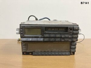 B7141S SONY カセットデッキ XR-777 / グラフィックイコライザー XE-700