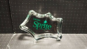 当時物　スプライト　ガラス灰皿　Sprite　コカ・コーラノベルティー　未使用開封品　ジャンク　1スタ