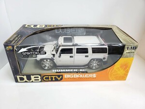 ☆1円～ JADA TOYS ジャダ トイズ 1/18 ハマー H2 ホワイト HUMMER H2 USA ミニカー アメ車☆