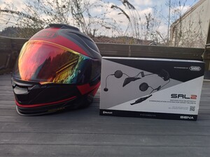 SHOEI GT-AIR2 ヘルメット　SENAインカムSR2取説付き SHOEI