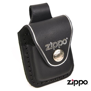 ZIPPO ライターポーチ 革製 LPL [ ブラック ] | ジッポー オイルライター ブラウン