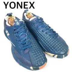 YONEX　ヨネックス　フュージョンレブ4　パワークッション　テニスシューズ　紺