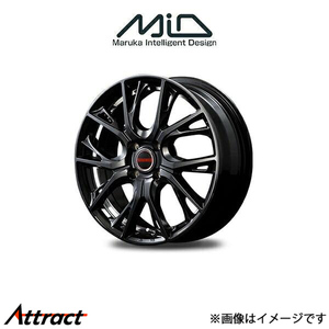 MID ヴァーテックワン グレイブ アルミホイール 1本 タント L375/L385(14×4.5J 4-100 INSET45 ダイヤモンドブラック)VERTEC ONE GLAIVE