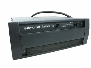 【ト足】 AMCRON アムクロン STUDIO Reference II スタジオリファレンス２ パワーアンプ スタジオ 音響機器 CAZ01CHH18