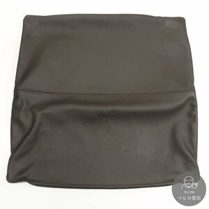 【1円～】Cassina IXC. レザークッション カバーのみ ATL革 ロゴ 45×45cm 牛革 カッシーナイクスシー ◆送料800円～◆～6/1(土) 質屋-9754