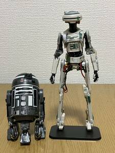 レア スターウォーズ ブラックシリーズ 6インチ フィギュア L3-37 と R2-F2 セット 検) R2-D2 C-3PO ロボットrobot ドロイド 人造人間 似