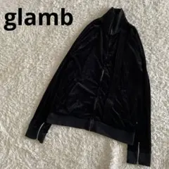 未使用級！glamb グラム　ベロアトラックジャケット　シルク　サイズ 2