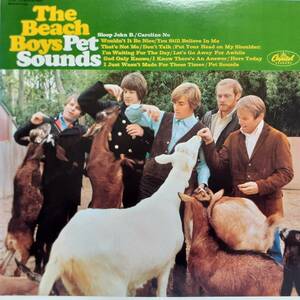 美品 米盤LP！高音質 MONO盤 MASTERED BY CAPITOL刻印！The Beach Boys / Pet Sounds 1986年 N-16156 ビーチ・ボーイズ ペット・サウンズ