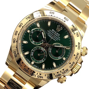 ロレックス ROLEX コスモグラフデイトナ ランダムシリアル 116508 YG グリーン文字盤 腕時計 メンズ 中古