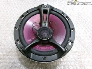 KENWOOD ケンウッド DualMags スピーカー 16cm オーディオ 180W 片側のみ KFC-HQ1600 動作OK / R11-1166