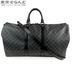 101768141 ルイヴィトン LOUIS VUITTON キーポル バンドリエール 55 N41413 ダミエグラフィット 2WAY ボストンバッグ ショルダーバッグ