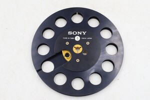 SONY ソニー R-7MB メタルリール 空リール ブラック オープンリールテープ(B5731)