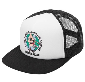 Volcom Big Youth Dontcontaminate Trucker Hat Cap Black/White キャップ 