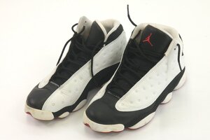 NIKE ナイキ AIR JORDAN 13 エアジョーダン13 HE GOT GAME/ヒー ゴット ゲーム 28cm ホワイト×ブラック レトロ 現状品 2342-KS