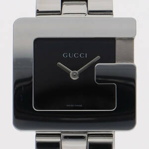 GUCCI グッチ 3600J ブラックダイヤル SS クオーツ レディース 【118595】