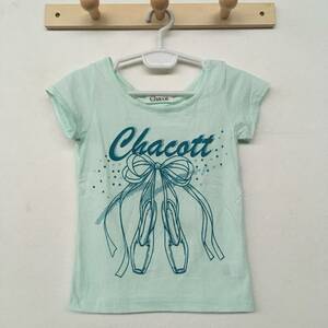 Chacott チャコット 美品 バレエシューズ柄Tシャツ１３０