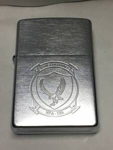 送料無料 アメリカ海軍 第136戦闘攻撃飛行隊 KNIGHTHAWKS ZIPPO 2000年製 中古 VFA-136 USN