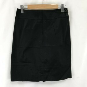 美品★日本製★リピエール/RIPIEL★タイトスカート【レディース64-91/M程度/黒/black】ミニ丈/Skirts◆BH858