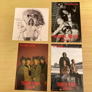 ポストカードなど4枚 / Red Hot Chiri Peppers、Yo La Tengo、The Linda Lindas、Iggy Pop