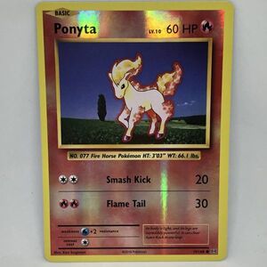 【複数同梱送料一律】 ポケモンカード 海外 ポニータ リバースホロ 英語 ポケカ リバホロ （検索用 CP6 復刻