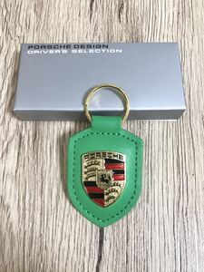 PORSCHE ポルシェ　純正キーホルダー 緑　みどり