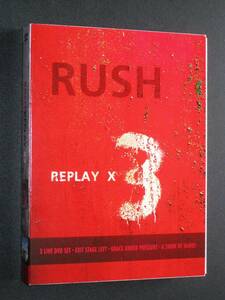 RUSH ラッシュ / REPLAY X リプレイ 2007年発売 3DVD + 1CD 国内帯無