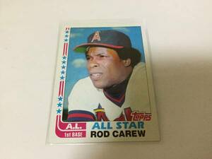 82 Topps ロッド カルー Carew #547 HOF