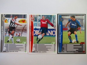 GT320★WCCF SERIE A 2002-2003 JUVENTUS/ユベントス Mark IULIANO/マーク・ユリアーノ 他 3枚セット 中古品