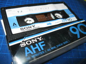 使用済み　中古　 カセットテープ　SONY　AHF90 Type1　ノーマル　90分 　1本　爪あり　No.400