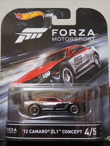 HOT WHeeLs 12 CAMARO ZL1 CONCEPT ZAMAC LIMITED EDITIONSシェビー カマロ ミニカー コンセプト MUSCLE CAR RealRiders ホットウィール