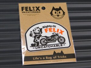 ◆送料\110◆【FELIX・フィリックス】※《アイロン刺繍ワッペン／UCCパッチ Righty-O!》　アメリカン雑貨　刺繍ワッペン　アイロンワッペン