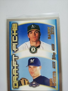 2000 Topps Barry Zito / Ben Sheets RC