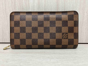 LOUIS VUITTON ダミエ CA0036 ポルトモネ・ジップラウンドファスナー 長財布 N61728 店舗受取可