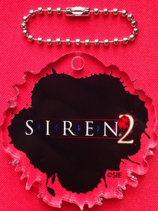 「SIREN2」（サイレン2）ミニアクリルキーホルダー タイトルロゴ SIREN NT New Translation SCEI SONY SIREN展 墓場の画廊