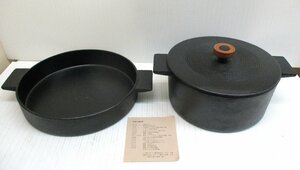 ★ 94936 ソースパン＆すきやき鍋 煉 W26xD20.5xH8.8cm/W29xD23.5xH4.5cm 未使用 ★