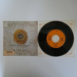 48041840;【国内盤/7inch】Whitesnake ホワイトスネイク / Here I Go Again / Is This Love