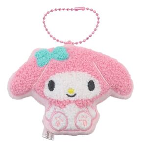 ★新品　マイメロディ　My Melody　もこもこマスコット　バッグチャーム　ボールチェーン　サンリオ　sanrio