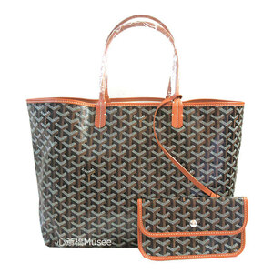 ≪ 新品 ≫ GOYARD ゴヤールサンルイ PM 黒 × 茶 ブラック ブラウン トート バッグ ST LOUIS　PM Black brown tote bag brand new