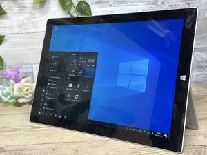 Surface Pro 3[Core i3(4020Y)1.5Ghz/RAM:4GB/SSD:64GB/12インチ]Windows10 タブレットPC 動作品 