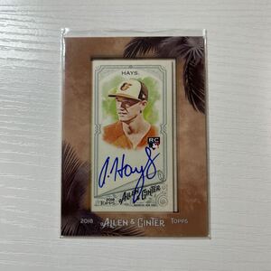 2018 Topps Allen Ginter Austin Hays auto