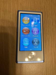 iPod Nano 16GB 第7世代 ブルー　中古動作品　１円～売り切り