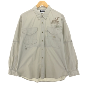 古着 コロンビア Columbia PFG 長袖 フィッシングシャツ メンズM相当 /eaa471349