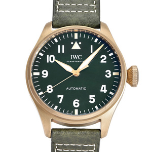 IWC ビッグ・パイロットウォッチ 43 スピットファイア IW329702 グリーン文字盤 新品 腕時計 メンズ