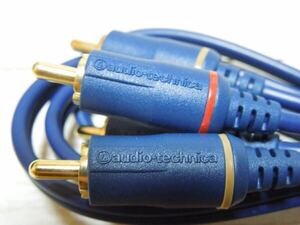 ◆audio-technica◆オーディオテクニカ◆GOLD LINK-B◆RCAケーブル◆2m◆2本◆金メッキ◆Audio◆Cable◆ゴールド◆中古◆