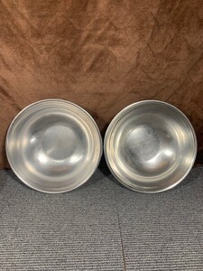 ★ボウル★２個セット★同サイズ★中古品★調理器具★キッチン用品★厨房用品★飲食店★食材入れ★小傷あり★0713★