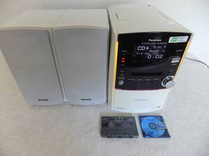 ♪ Pnasonic MD STEREO SYSTEM SA-PM510MD カセット・ＭＤ・ＣＤ※中古動作美品・一部整備品・付属品（本器録音済みMD＆カセットテープ他）